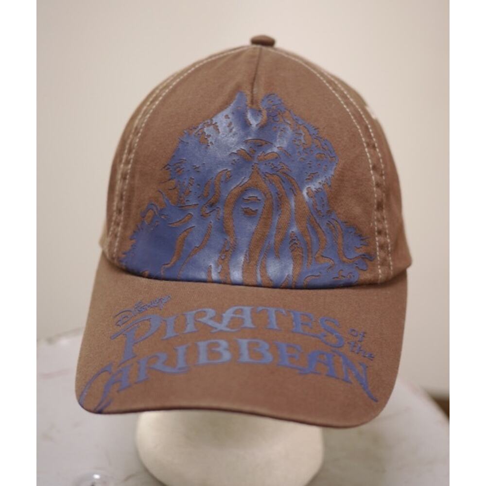 Disney Store Pirates Of The Caribbean 100% Cotton Brown Baseball Cap Hat